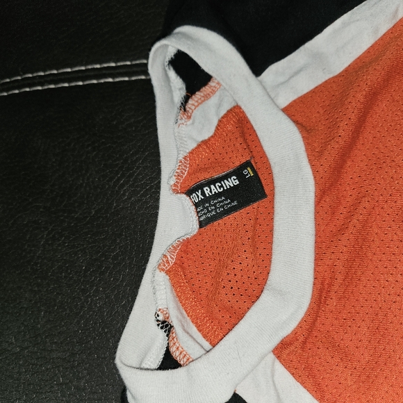 Fox Racing Jersey Orange Black Size Large - Picture 4 of 4